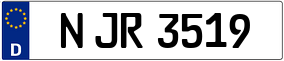 Truck License Plate